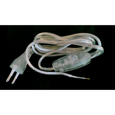Transparent power cord