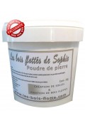 Poudre de pierre 1 kg - Réalisation de socles et fixation de bois flottés.