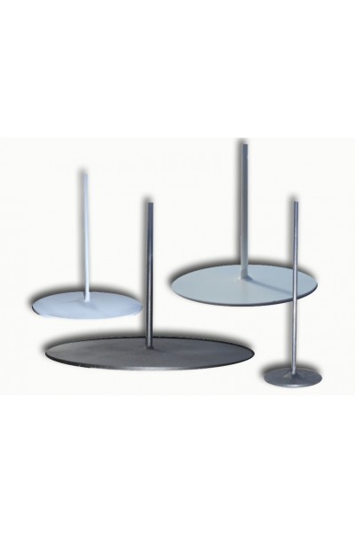 Round metal base 30 cm - Lamp base