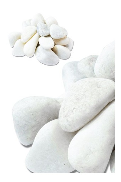 Small white pebbles