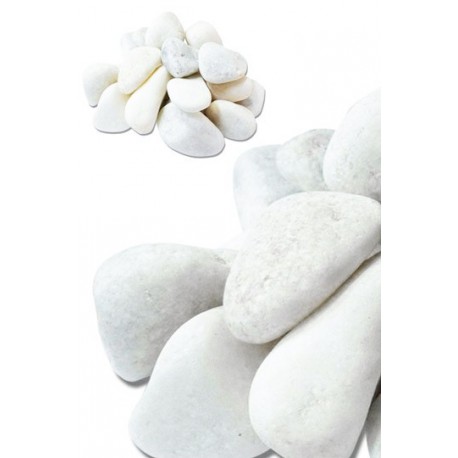 Petits galets blancs