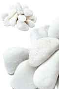 Small white pebbles