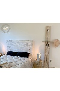 Tête de lit en planches de palette Modèle COTTAGE