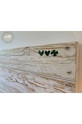 Tête de lit en planches de palette TRA MARE ET MONTI