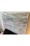 Tête de lit en planches de palette Modèle Shabby