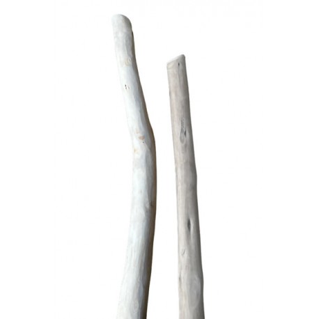 Grandes branches de bois écorcé 100 à 180 cm