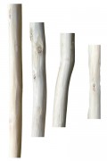 Petites branches en bois naturel - 2 extrémités coupées