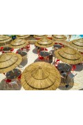 Parasol Palapa exotique largeur 200 cm