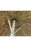 Parasol Palapa exotique ECO largeur 200 cm armature gris galvanisé