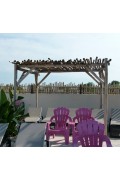 Pergola Lapa en eucalyptus 4 m x 3 m