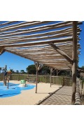 Pergola Bois en eucalyptus 3 m x 6 m